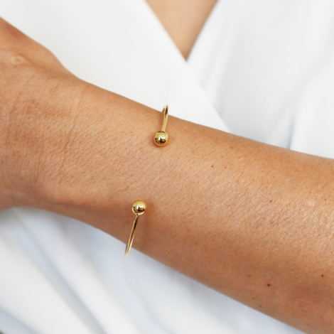 Bangle Åben Armring 18K