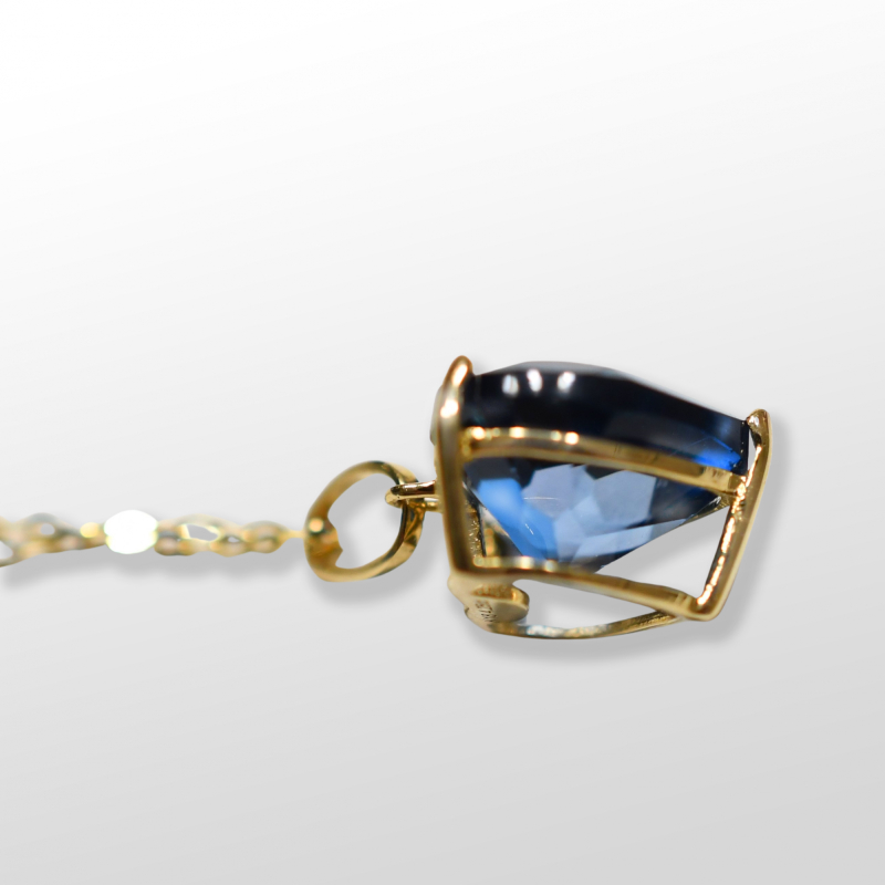 Blå Topaz Halskæde