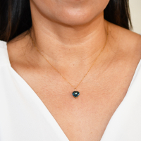 Blå Topaz Halskæde