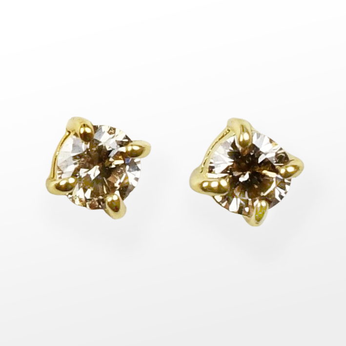 Diamant Ørestikker 0.1ct