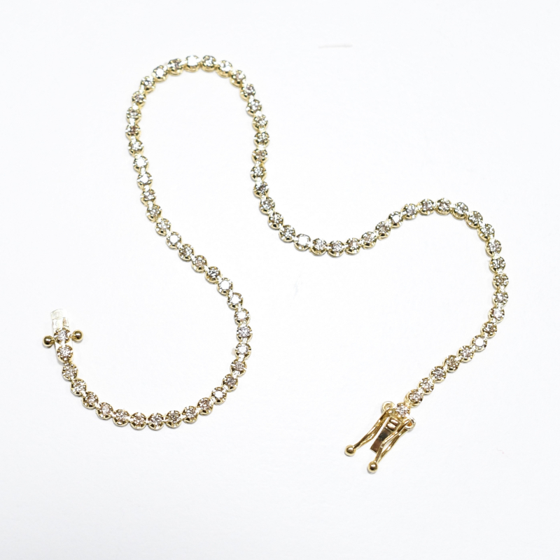 Tennis Armbånd, diamant 1ct