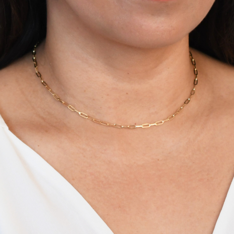 Paper Clip Halskæde 3,12g