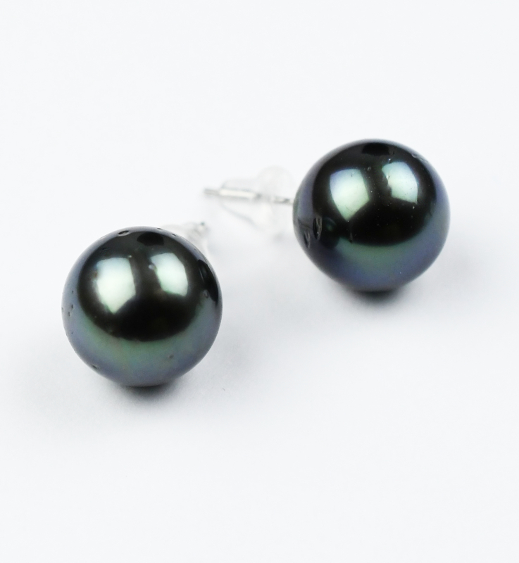 Sort Sydhavsperle Ørestikker