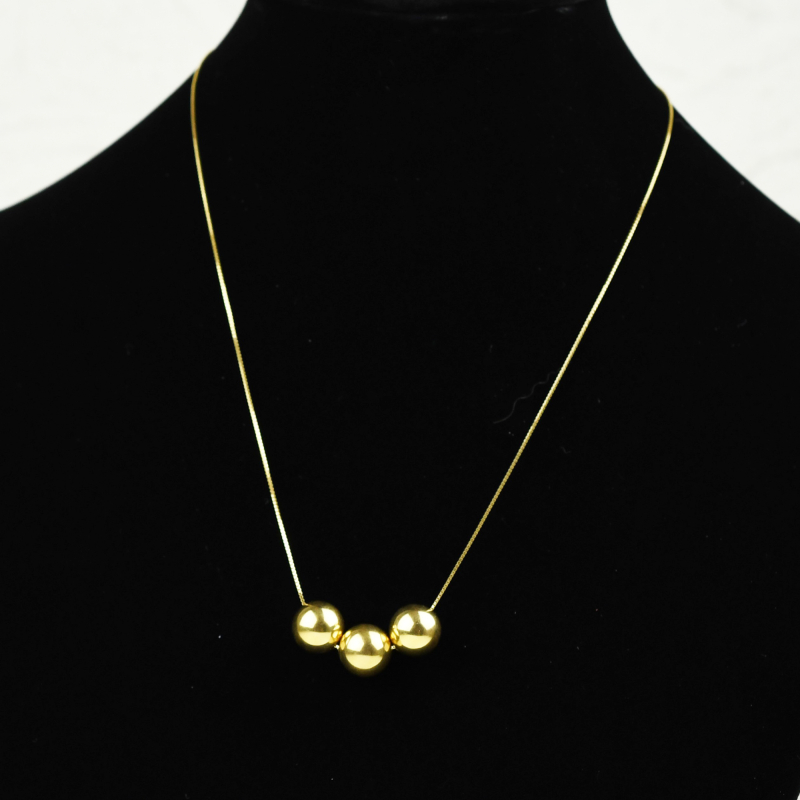 Triple Kugle Halskæde