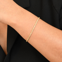 Tennis Guldarmbånd 2ct, 5g