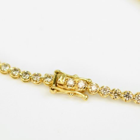 Tennis Guldarmbånd 2ct, 5g