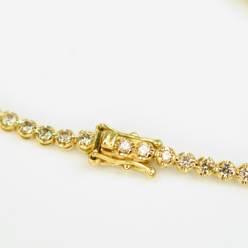 Tennis Guldarmbånd 2ct, 5g