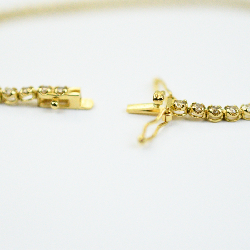 Tennis Guldarmbånd 2ct, 5g