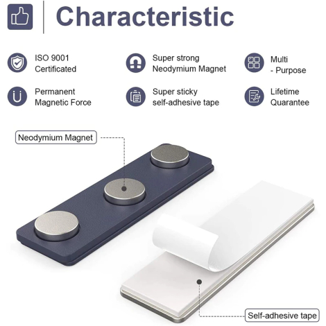 Navneskilt-magnet Triple