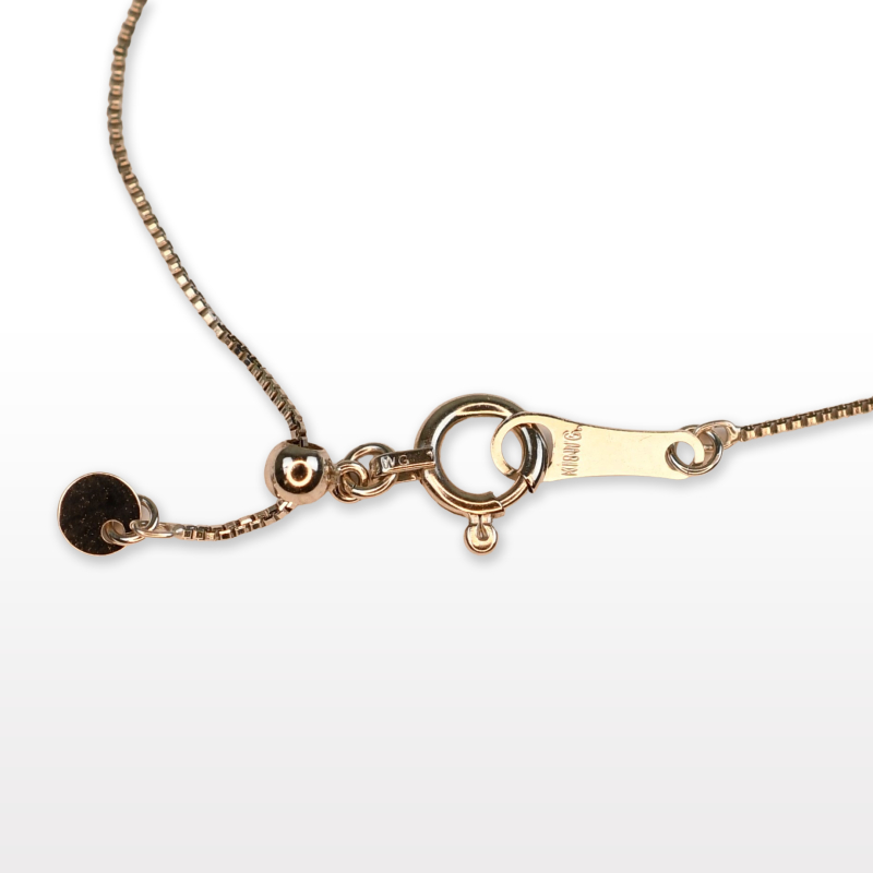 LadyBoss Halskæde Hvidguld