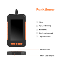 Inspektionskamera funktioner