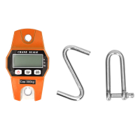 Kranvægt med krog og sjækel