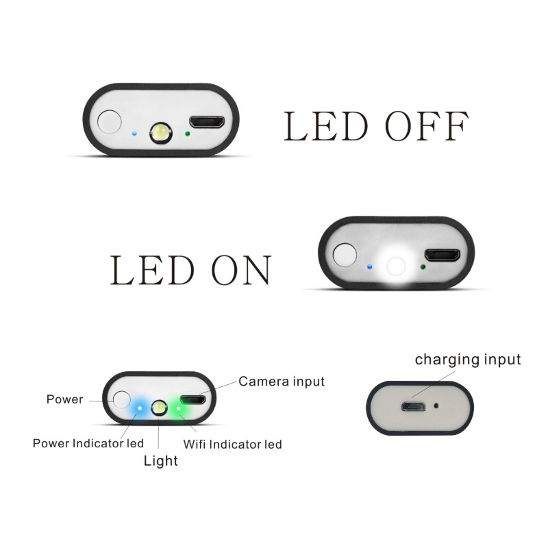 WiFi endoskop Android, iOS, Windows