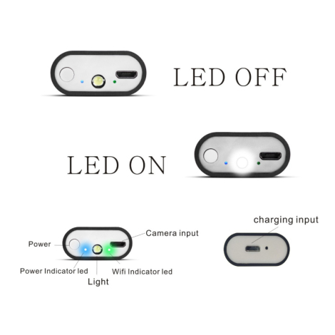 WiFi endoskop Android, iOS, Windows