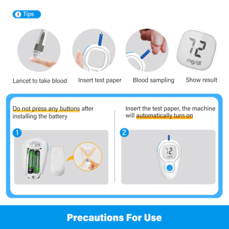 Brug af blodsukkermåler