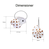 Trainertec UL-40 anti-gø kontrol, dimensioner