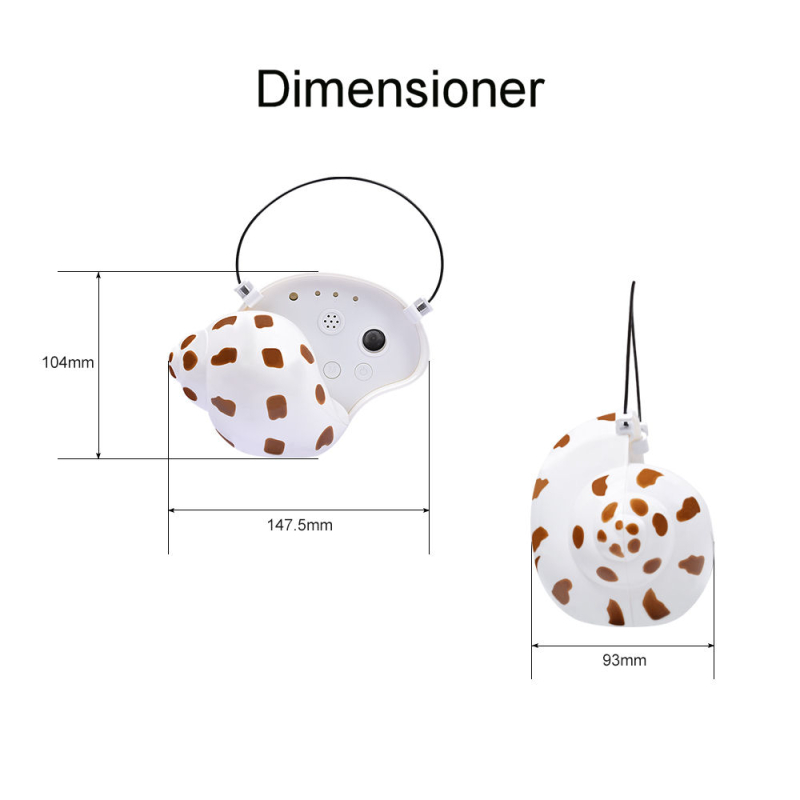 Trainertec UL-40 anti-gø kontrol, dimensioner