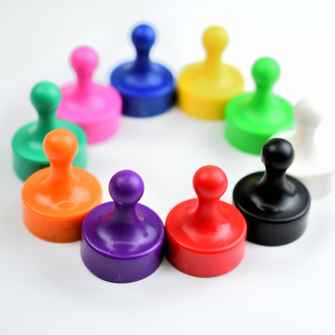 Tavlemagneter, magnet til whiteboard, Ludo stil