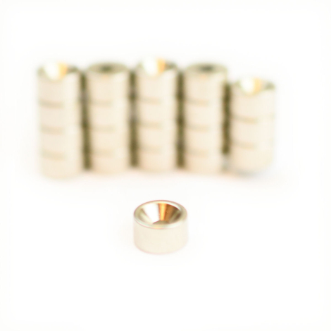 powermagnet D7x4 med hul