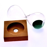 Timeglas med magnetisk bund