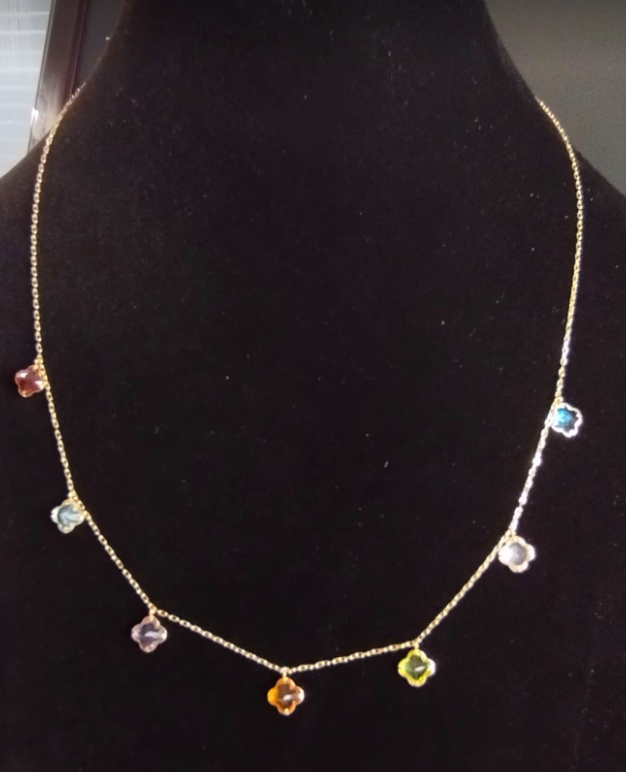 Multicolor Necklace 18K