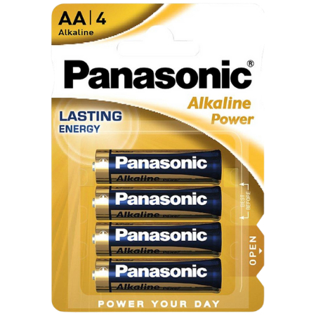 Billede af Panasonic AA Alkaline 4-pak