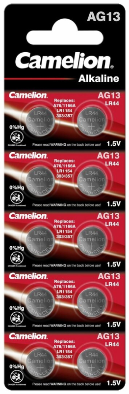 Billede af Camelion AG13/LR44, 10-pak