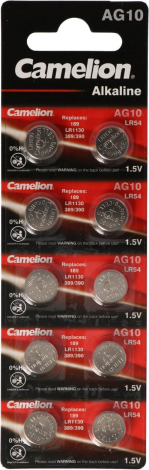 Camelion AG10 batteri, 10-pak