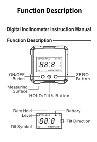 Inklinometer manual