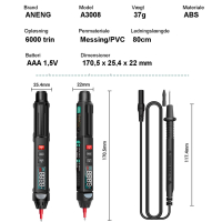 Anen A3008 pen multimeter