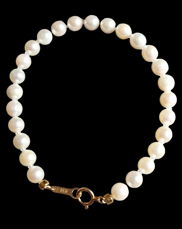 Akoya Armbånd 18K