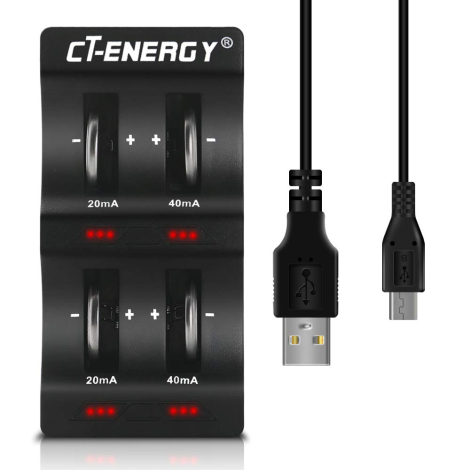 Lader til LIR knapceller