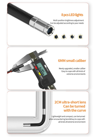 6mm inspektionskamera