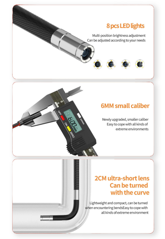 6mm inspektionskamera