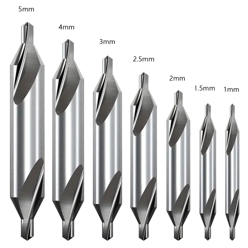 Pinolbor størrelser 1.0 - 5.0 mm.