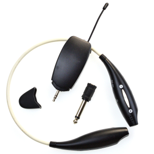 Trådløs halsmikrofon med modtager