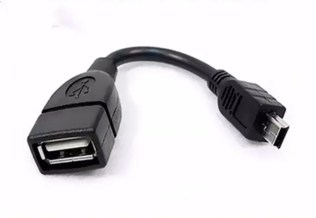 OTG USB-A hun til USB-mini han