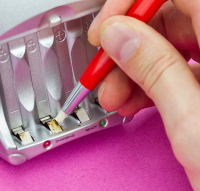 Glasfiberpen rensning af kontaktflader