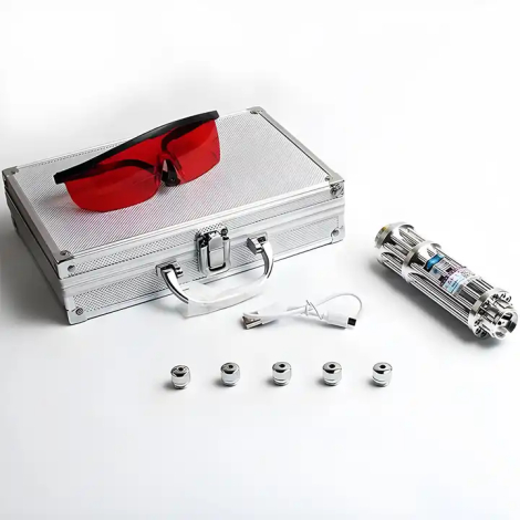 Laser kuffert lukket