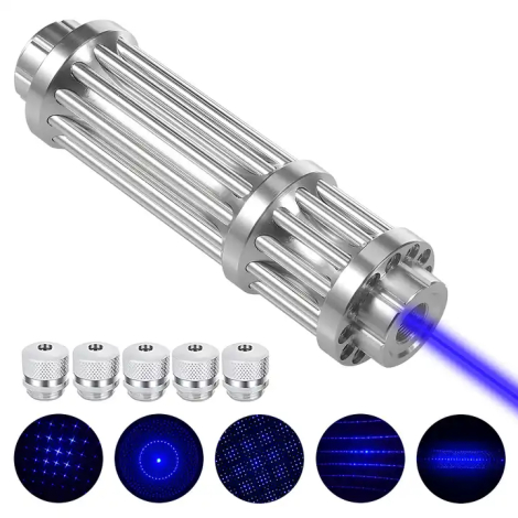 Kaleidoskopiske linser til blå laser