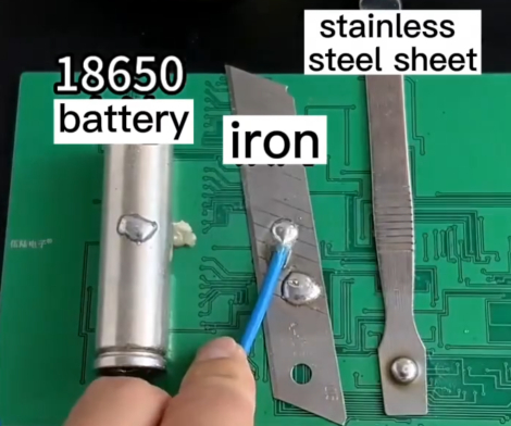 Lodning på jern og rustfrit stål.